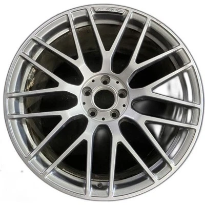 Rear AMG Mercedes-benz Machined Grey GT OEM Wheel 20” 2016-2021 Original 85475A - Image 1 of 4