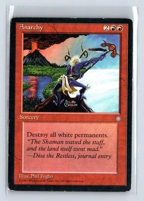 ANARCHY – MTG Magic the Gathering Card – Ice Age – Uncommon - Image 1 of 4