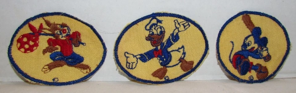 Parches Bond Bread Walt Disney 1948: Donald, Mickey, Br'er Rabbit, amarillo  Foto 1 de 1