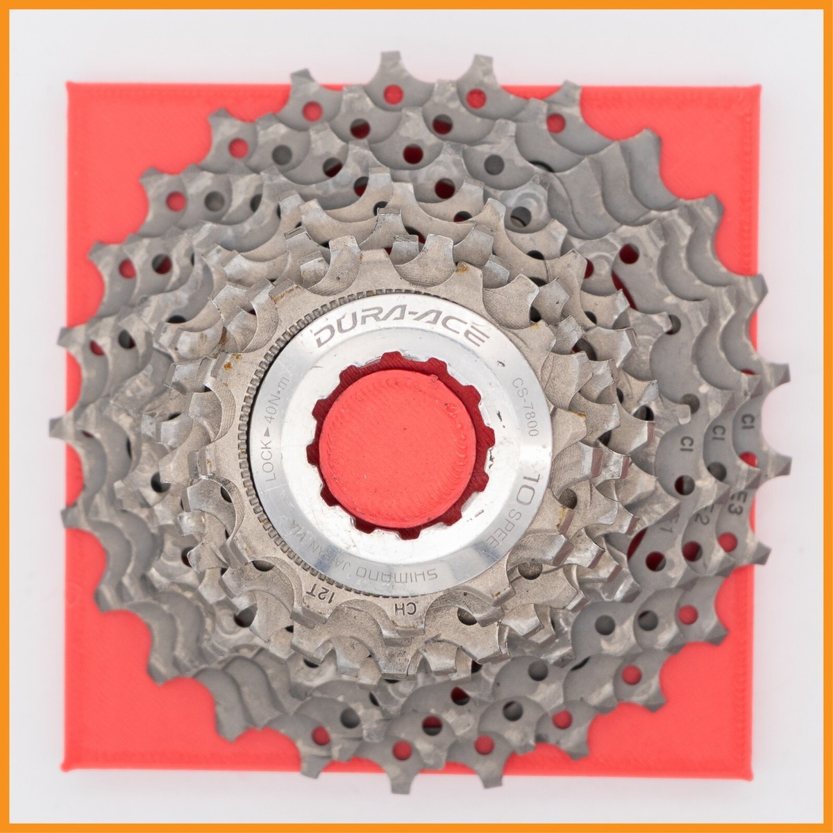 パーツ DURA-ACE CS-7800 10s 11-23T Shimano Dura Ace CS-7800 11-23t 10 Speed Cassette 7800