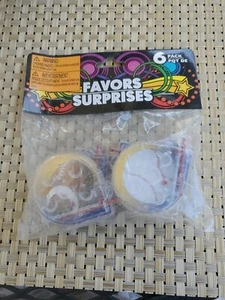 NIB Set of Sport Themed Party Favors Football, Baseball, Soccer & Basketball 6pk - Picture 1 of 3