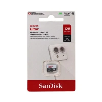 Sandisk Ultra SDHC/SDXC UHS-I Card 128GB SDHC Class 10 Ultra 100mb/s - Image 1 of 2