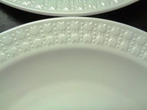 Corning Centura Weiß Essteller - Corning Tulpe - 10,5" USA 5er Set - Bild 1 von 6