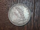 1839-P Capped Bust Reeded Edge Silver Half Dollar Xf mid grade example