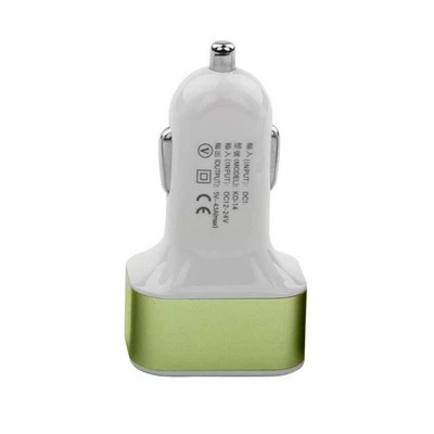 Enchufe cargador USB de 3 puertos 2.1A para iPhone 6 Samsung IPAD4 móvil 12v Foto 1 de 4