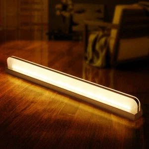 LED Wall Sconce Vanity Light Tube Picture Mirror Front Lamp Fixture Acrylic Bath - Picture 1 of 26