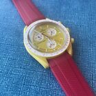 20Mm Red Vulcanized Rubber Swatch Moonswatch Mars Sun Moon Mission Jupitor Pluto