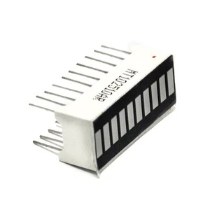 2/10/50PCS NEW 10 Segment Digital Red LED Bar Graph Display Ultra Bright Red - Picture 1 of 3