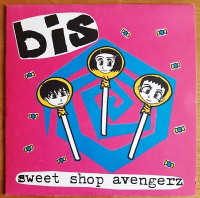 Bis - Sweet Shop Avengerz EP, 7" vinyl 1997 Wiiija Records SUPERB COPY - Image 1 of 4