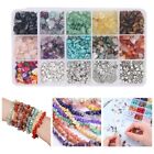 Crafting Kit with 15 Grids Irregular Natural Crystal Gravel for Jewelry DIY