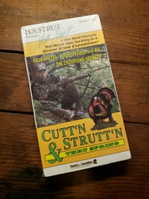 Turkey Hunting VHS H.S. Strut Cutt'n & Spring Time Matt Morrett World Champion  - Image 1 of 4