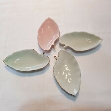 Vintage Fine China Leaf Trinket Dishes Made in Japan