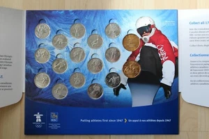  Vancouver winter 2010 Olympic 17 coins set  Royal bank Uncirculated mint - Bild 1 von 7