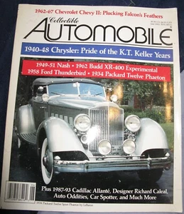 Vintage Collectible Automobile Magazine June 1993 Volume 10 No. 1 FREE SHIPPING - Picture 1 of 1