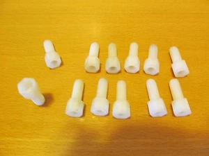 Husqvarna CZ BSA Maico Bultaco 12 Plastic Throttle Brake Adjusters 11mm x 8mm - Picture 1 of 2