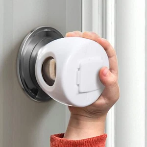 Cubierta de seguridad de perilla de puerta para niños a prueba de niños cubiertas de perilla de puerta de seguridad para bebés - Imagen 1 de 3