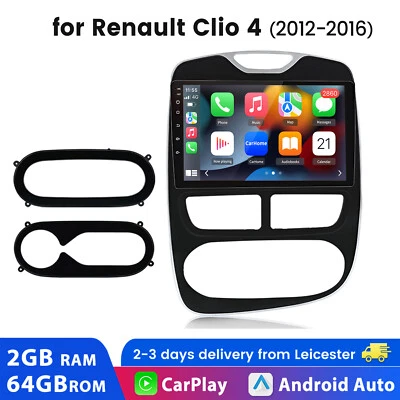Android 15  For Renault Clio 4 2012-2019 Apple Carplay Car Stereo Radio GPS NAVI - Image 1 of 4