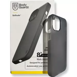 BodyGuardz - Solitude Case for Apple iPhone 13 Mini with Pureguard - Smoke - Picture 1 of 11