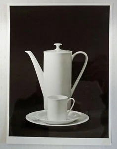 Willi Moegle Photography Silver Gelatin Print Coffee Tea Pot Plate Cup - Picture 1 of 2