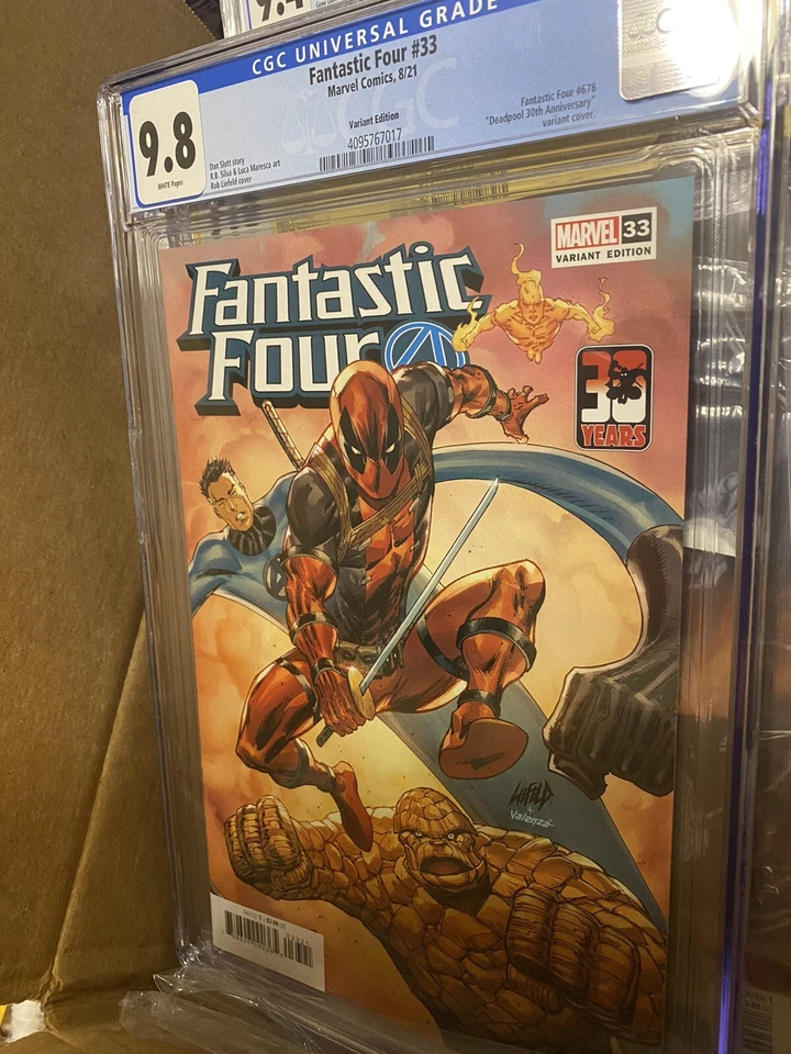 Fantastic Four #33 (678) Rob Liefeld Deadpool 30th Anniversary (Marvel Comics August 2021)
