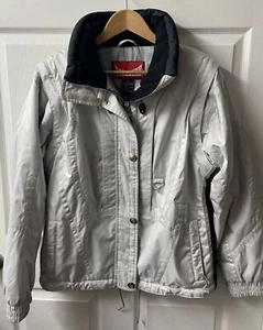 MARKER Silver and black Ski Snowboard Jacket Womens Size 10 EUC No Damage - Picture 1 of 12