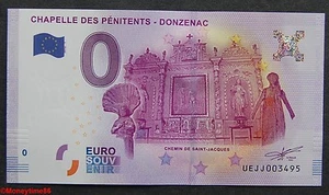 Billet touristique zero euro, Chapelle des Pénitents DONZENAC 2016, neuf - Foto 1 di 1