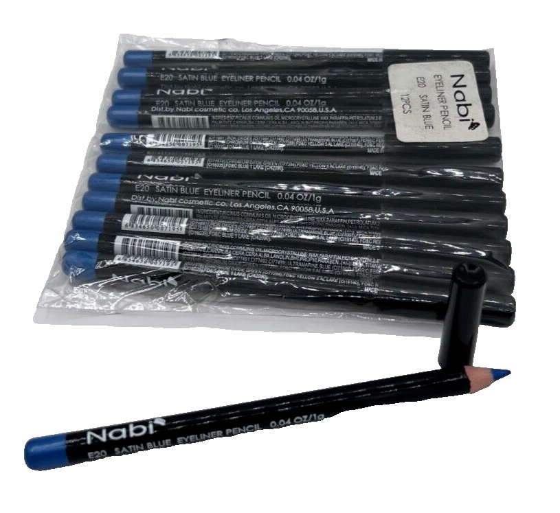 LÁPIZ DELINEADOR DE OJOS NABI E20 AZUL SATINADO 0,04 OZ #12 PAQUETE ENVÍO GRATUITO Foto 1 de 1
