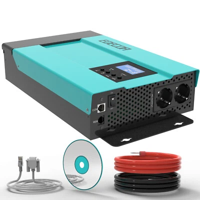 EDECOA Convertitore Onda Sinusoidale Pura 24V 220V 230V 2400W Inverter LCD - Imagen 1 de 4