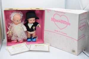 HEbee SHEbee Dolls Bride & Groom In Box 130th Anniversary Limited Edition w COAs - Picture 1 of 7