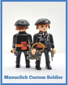 PLAYMOBIL CUSTOM WW2 SOLDADO LUGER PANZER TANQUISTA SEGUNDA GUERRA MUNDIAL  - Bild 1 von 4