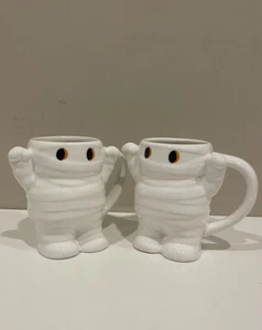 Target Spritz 12oz Stoneware Mummy Figural Mug Set of 2 NEW - Picture 1 of 2