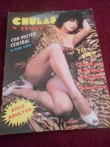 Revista años 80 EVA MARIN mujeres sexys VEDETTES YARI CABALLERO vintage AZKARI - Imagen 1 de 8