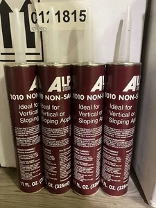 4 Pack Alpha Systems RV 1010 Non-Sag Black Sealant for Vertical Surfaces - Picture 1 of 1