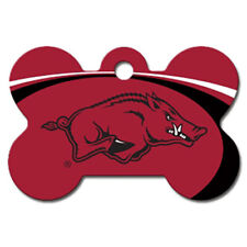 University of Arkansas Razorbacks Dog/Pet ID Tag--Free Custom Engraving