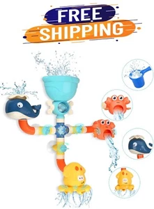 Bath Toys for Toddlers 2 3 4 5 Years Baby Kids Boys and Girls, Bathtub Toy fo... - Picture 1 of 6
