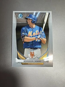 47773 2014 Bowman Chrome Draft Top Prospects Refractor #CTP30 Brandon Nimmo METS - Picture 1 of 3