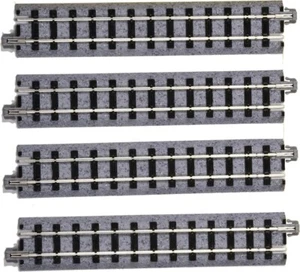 Kato 52-120 Narrow Gauge Unitrack 124mm 4 7/8' Straight Track S124 4 pcs OO9 H0e - Picture 1 of 1