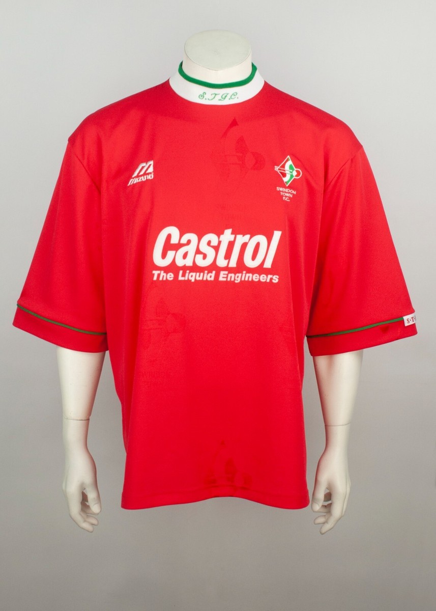 レア　97-98 スウィンドンタウンFC ミズノ　アウェイユニフォーム　正規品 レア 97-98 スウィンドンタウンFC ミズノ アウェイユニフォーム