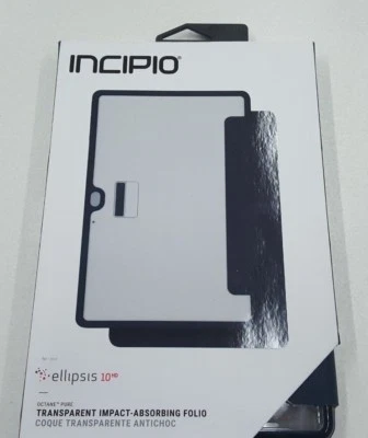 Incipio Faraday Octane Pure Folio Case + Stand For Verizon Ellipsis 10 HD New - Image 1 of 2
