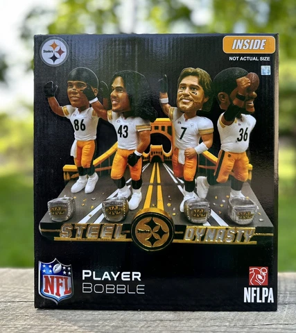 Pittsburgh Steelers Super Bowl XL Champions Mini Bobble Scene FOCO NEW ORIG BOX Cover