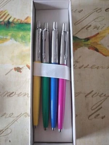 Jotter Originals Retro Ballpoint Pen Set - 4 Count, Medium Point, Black Ink - Picture 1 of 12