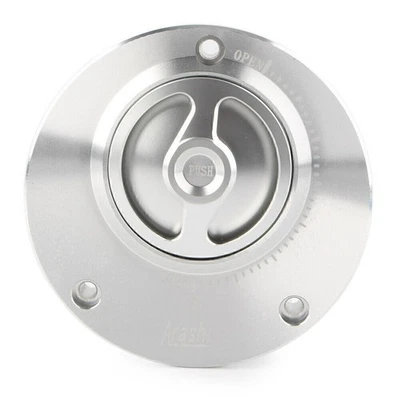 Fuel Filler Gas Tank Cap For Yamaha YZF R1 00-18 &FZ6 FAZER /YZF R6 03-18 Silver - Image 1 of 4