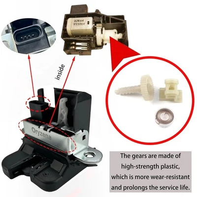 Atuador de trava de porta-malas Oryzena compatível com Volkswagen Tiguan 2009-2018, Jetta - Imagem 1 de 4