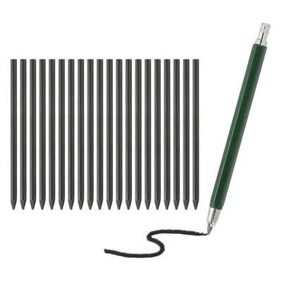 Mechanical Pencil 4.0mm, Lead Pencils Holder with 20pcs 2B Pencil Lead , Green - Image 1 of 4