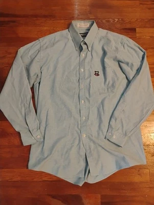 Snoopy & Friends Para Hombres Abotonada 16 34/35 Mezcla de Algodón Azul Foto 1 de 4