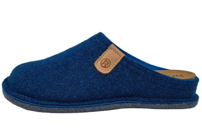 Rohde Filzpantoffel Lucca Kobaltblau 6820-54 Damen Hausschuhe
