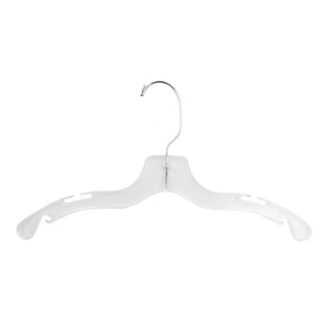 SSWBasics Perchas de Vestir Junior de Plástico Transparente de 14 Pulgadas - Estuche de 100 | Duradero - Imagen 1 de 2