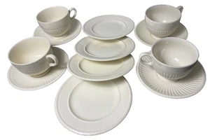 Wedgwood  Etruria Barlaston EDME set 4 each Cups Saucers and Bread Butter plates - Picture 1 of 7
