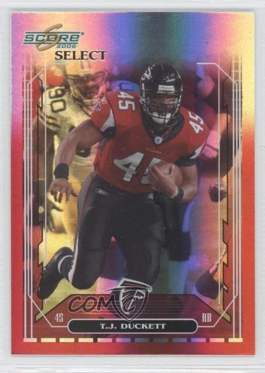 2006 Score Select Red Zone /25 TJ Duckett #13 - Image 1 of 2