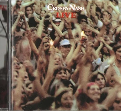 CROSBY-NASH - Live - Folk Rock Rock Pop Music CD Foto 1 de 2